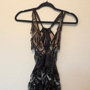 Black Sequin party dress